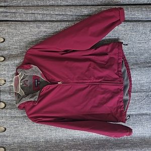 Plum colored Lands End coat